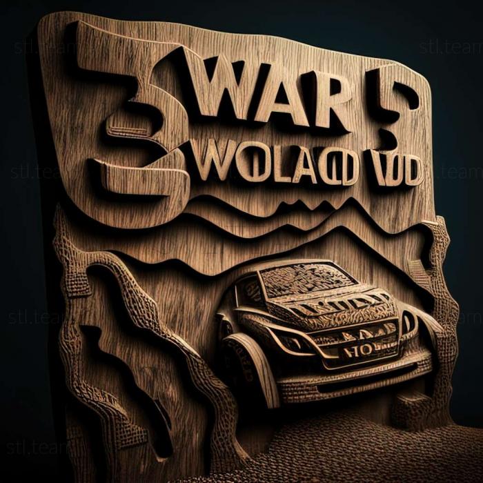 3D model WRC 3 World Rally Championship game (STL)